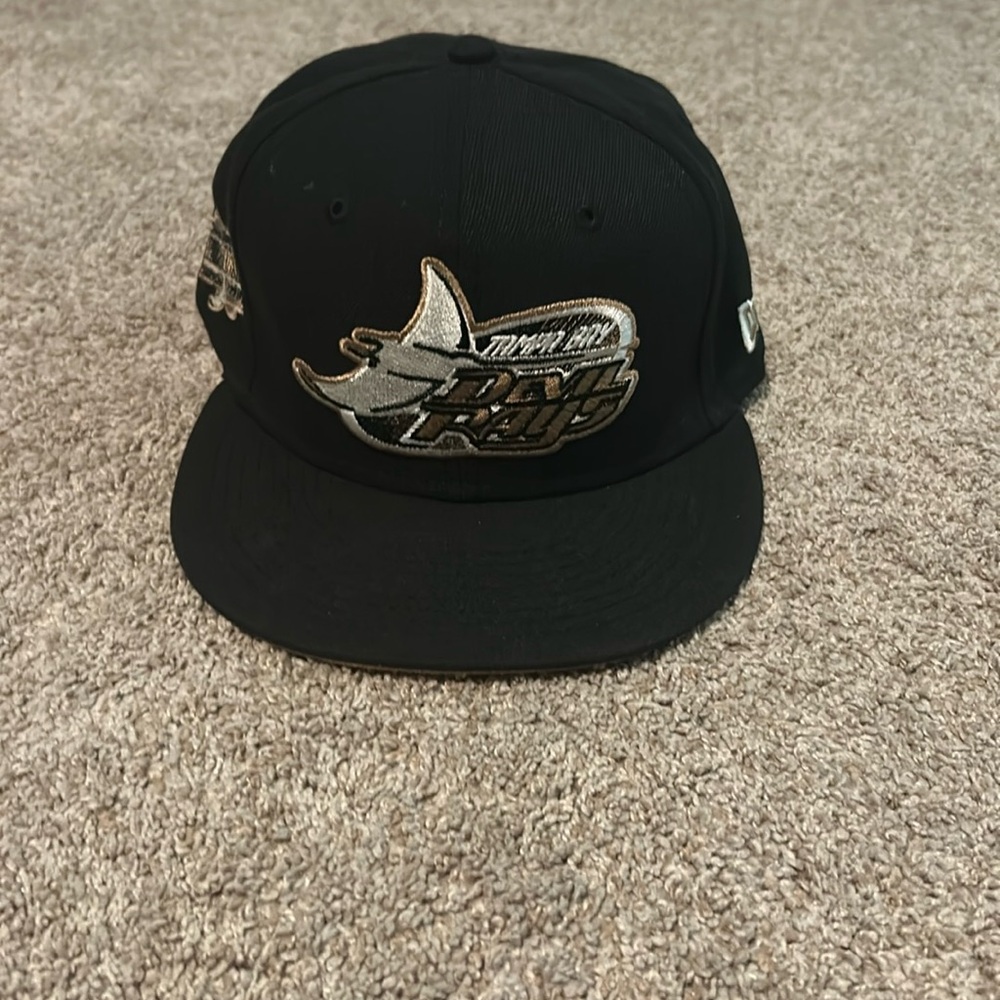 Black & Gold Devil Rays Hat
